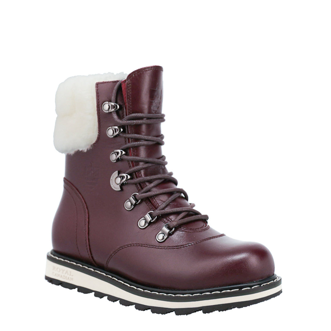 CAMBRIDGE Women s Winter Boot Burgundy Royal Canadian Collective