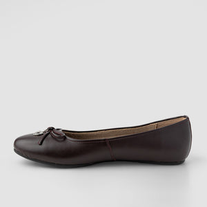 Aria Burgundy women's waterproof flat – image 4