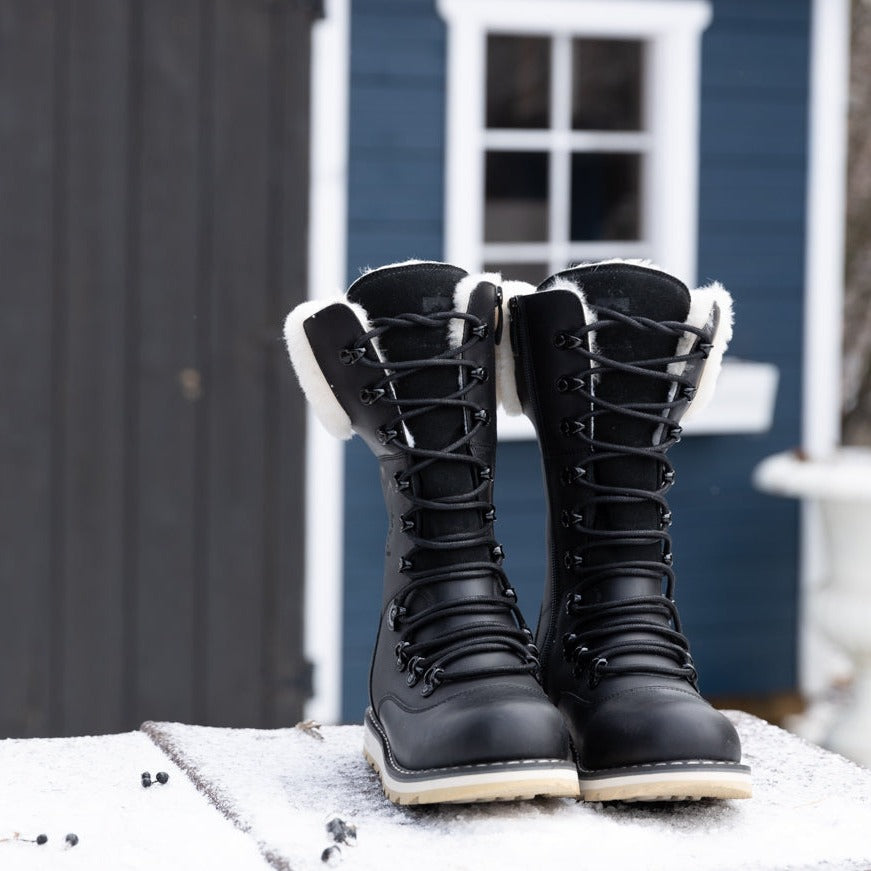 Castlegar Black Lager women's mid-calf winter boot – image 3