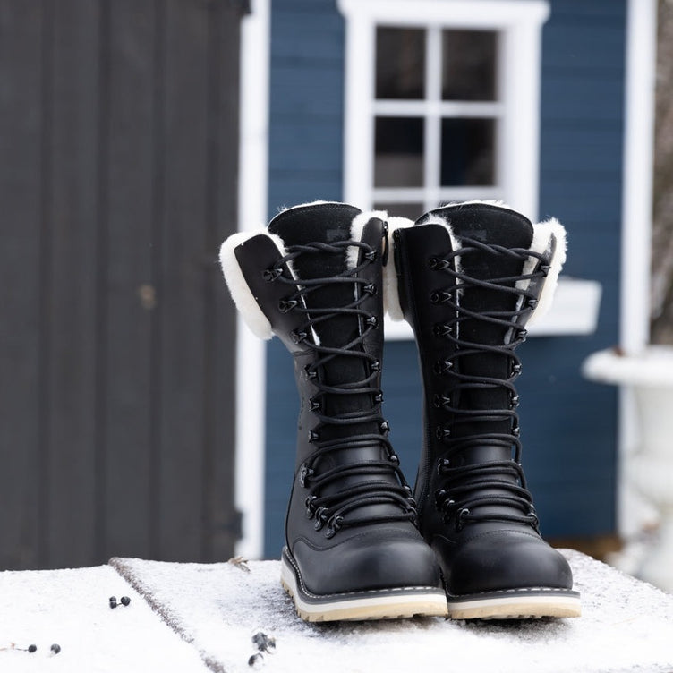 Castlegar Black Lager women's mid-calf winter boot – image 3