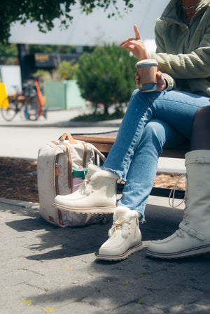 Leora Pale Ale White women's High Street boot – image 3