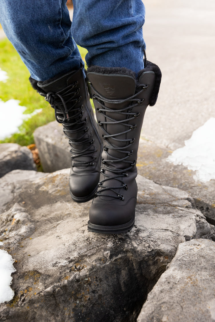 Dalhousie All Black women's tall winter boot – image 3
