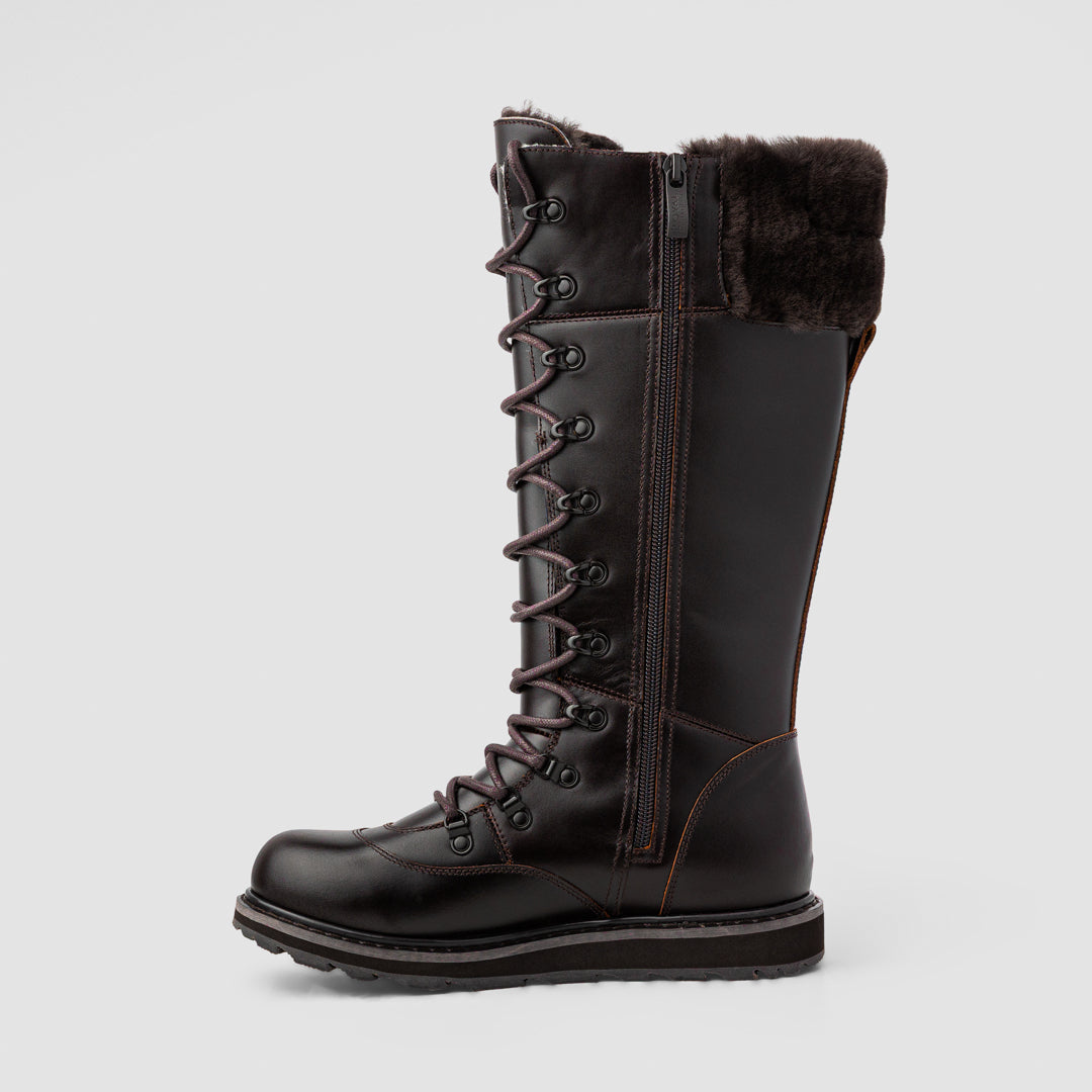 Dalhousie Chocolate Brown women's tall winter boot – image 3
