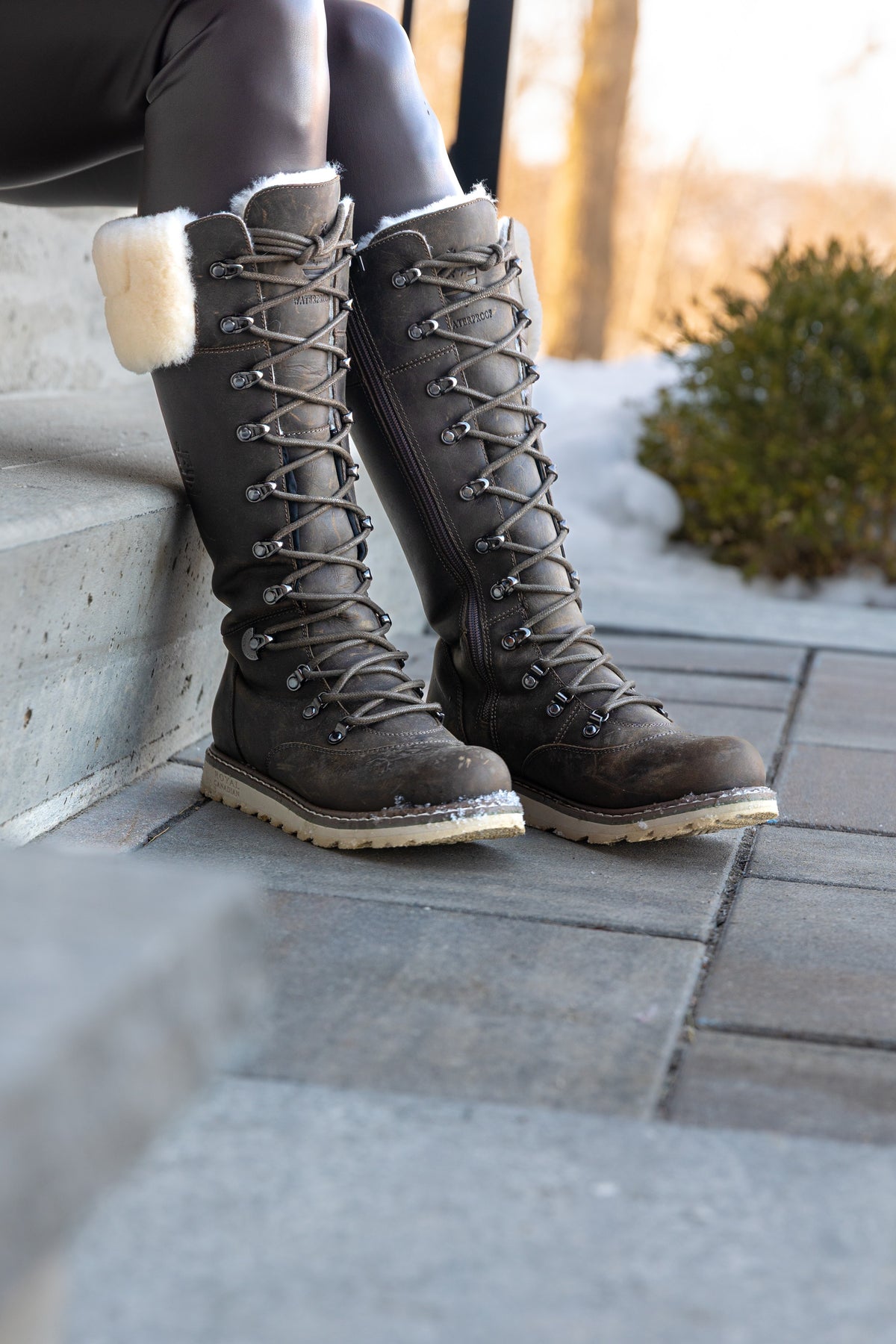 Dalhousie Olive women's tall winter boot – image 4