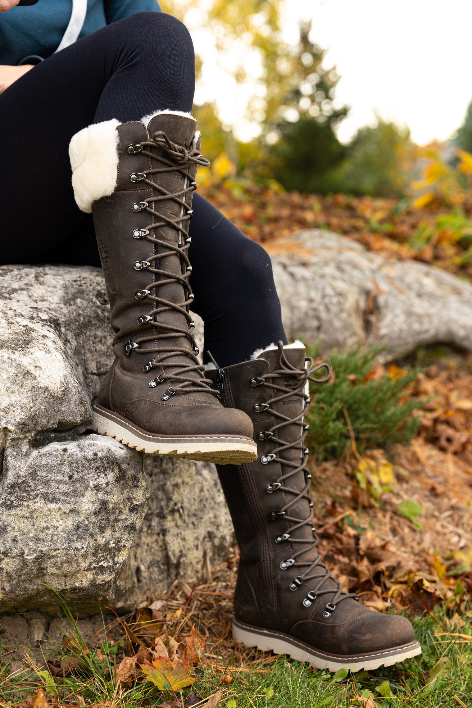 Dalhousie Olive women's tall winter boot – image 3