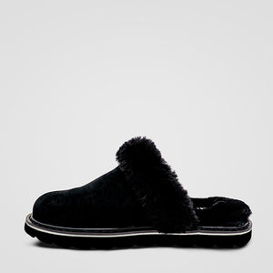 Pantoufle Elizabeth noire pour femmes