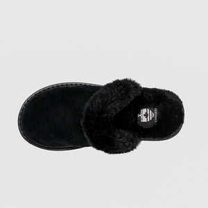 Pantoufle Elizabeth noire pour femmes