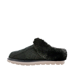 AMBER | Women's Slipper Black Knit