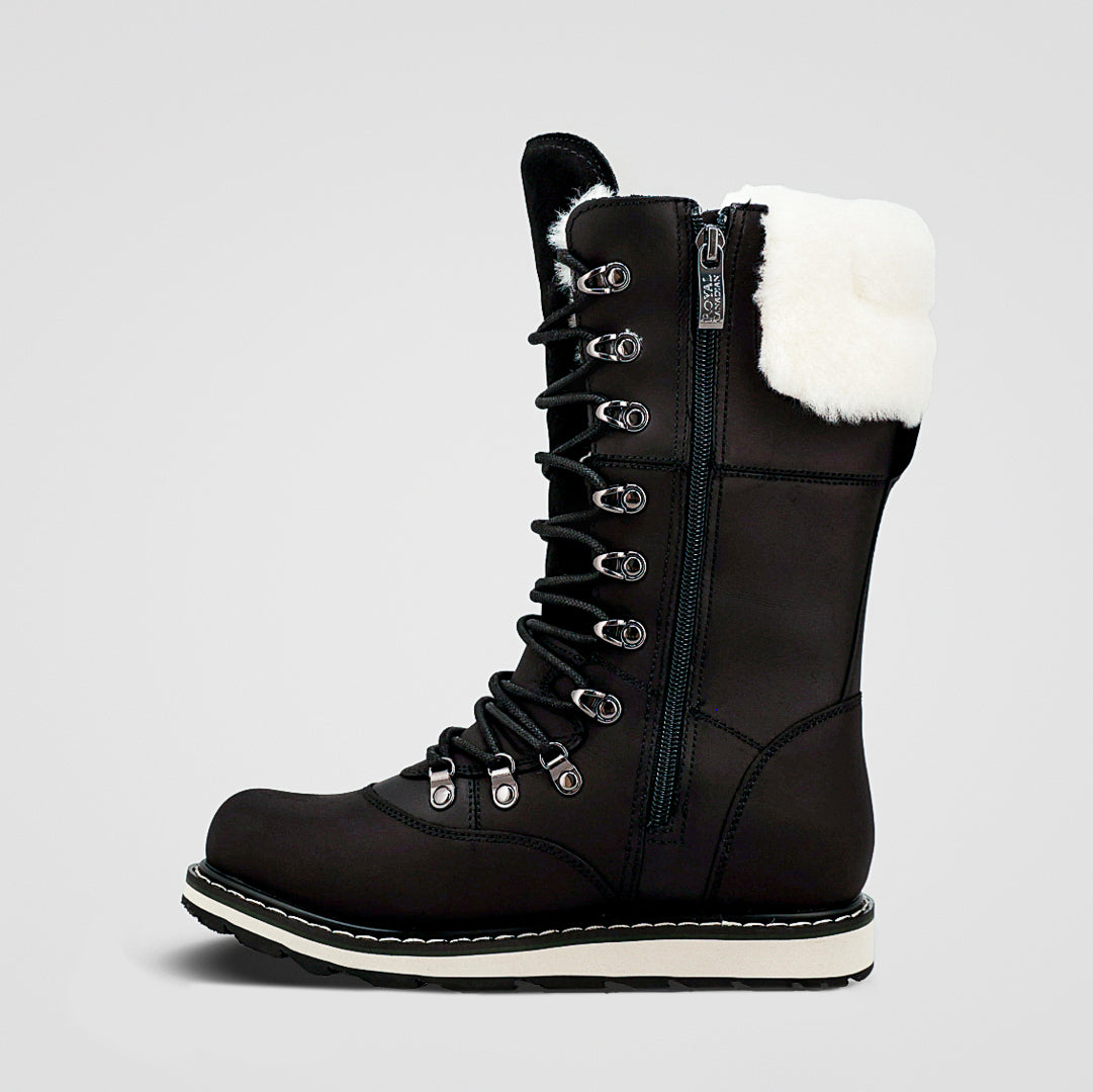 Castlegar Black Lager women's mid-calf winter boot – image 8