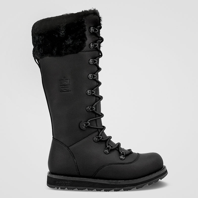Dalhousie All Black women's tall winter boot