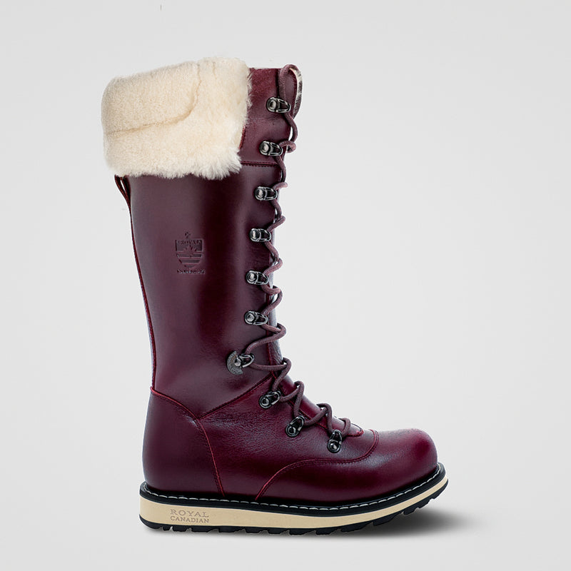 Dalhousie Burgundy women's tall winter boot