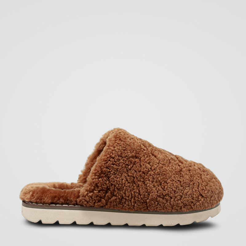 Kyla Caramel women's slipper