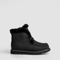 Leora All Black women's High Street boot