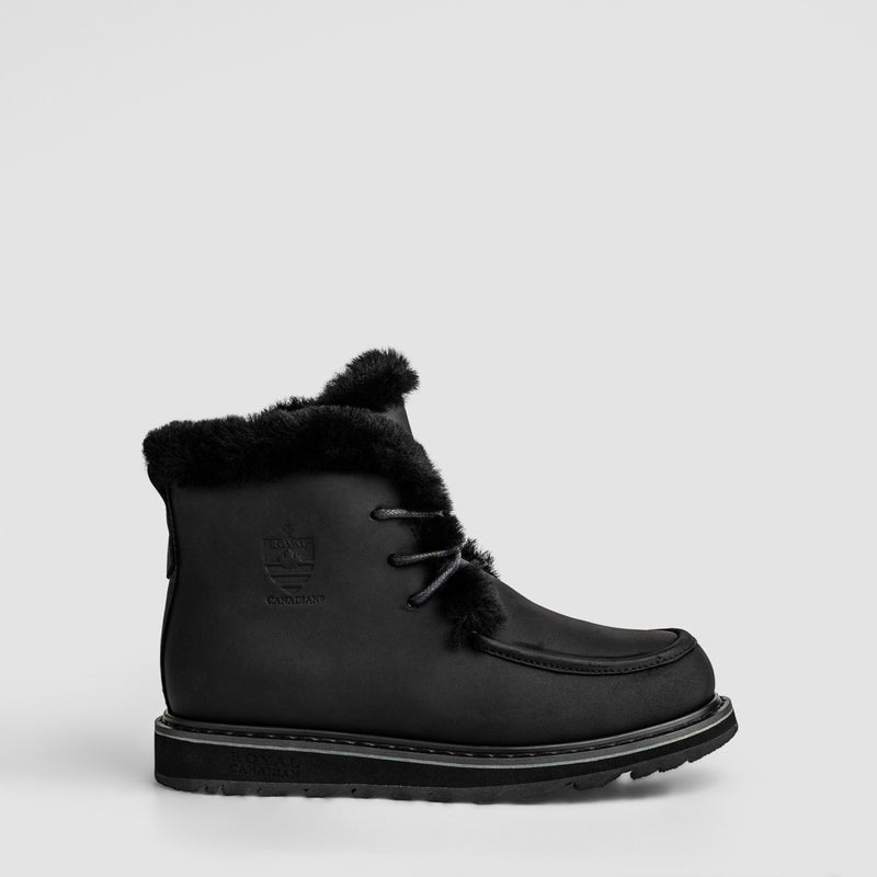 Leora All Black women's High Street boot