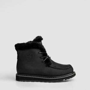 Leora All Black women's High Street boot
