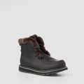 Leora Chocolate Brown women's High Street boot – image 4
