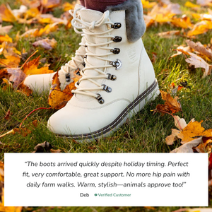 CAMBRIDGE | Women's Winter Boot Pale Ale White