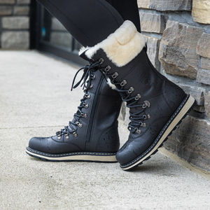 CASTLEGAR | Bota de Invierno Mujer Negro Lager