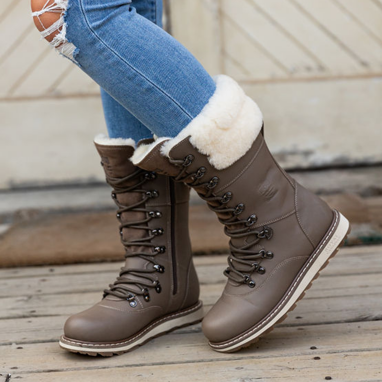 CASTLEGAR | Bota de Invierno Mujer Fossil 