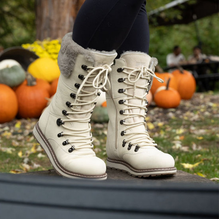 Castlegar Pale Ale White women's mid-calf winter boot – image 3