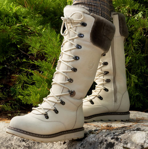 Dalhousie | Bota de Invierno Mujer Pale Ale Blanco