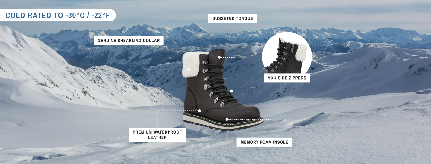 CAMBRIDGE | Women's Winter Boot Black Lager