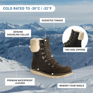 CAMBRIDGE | Bota de Invierno Mujer Negro Lager