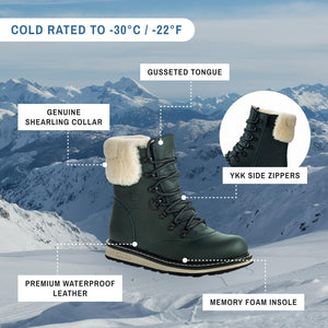 CAMBRIDGE | Bota de Invierno Mujer Negro Lager