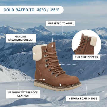 CAMBRIDGE | Botte d'hiver pour femme Sunset Wheat