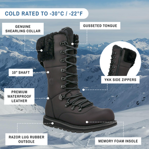 CASTLEGAR | Women's Winter Boot All Black