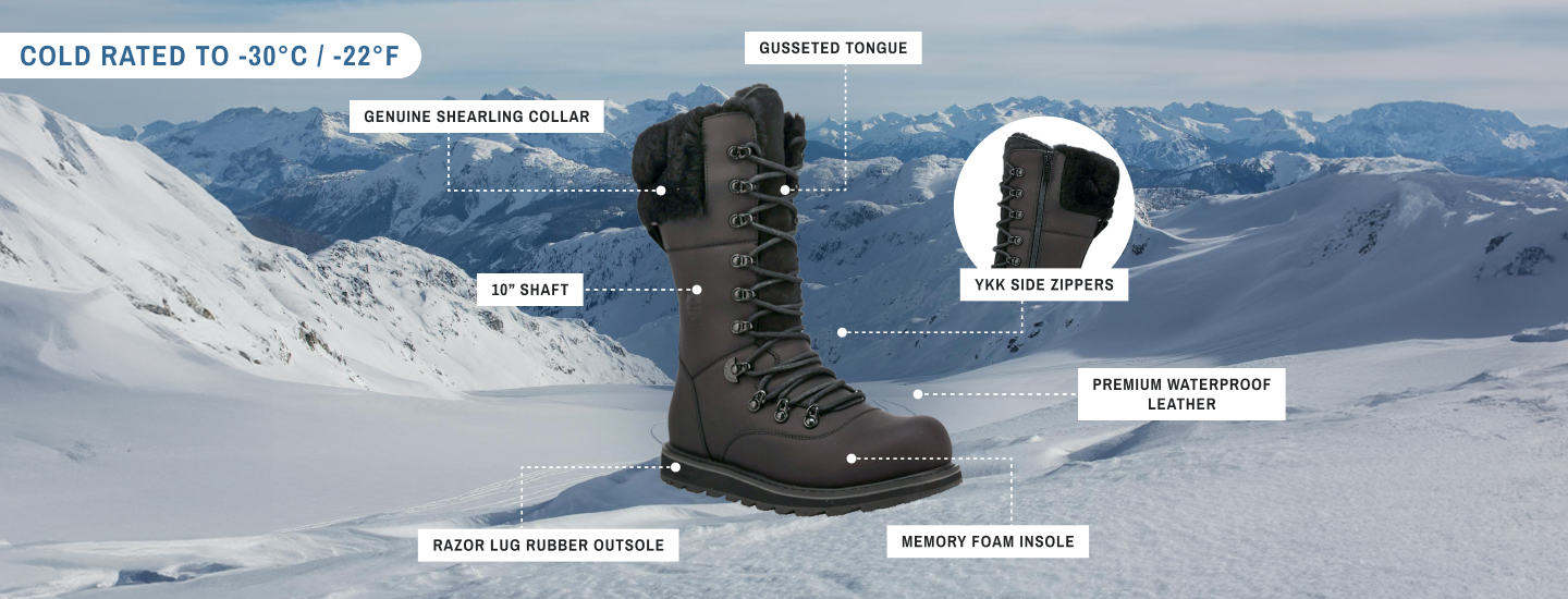 CASTLEGAR | Women's Winter Boot All Black