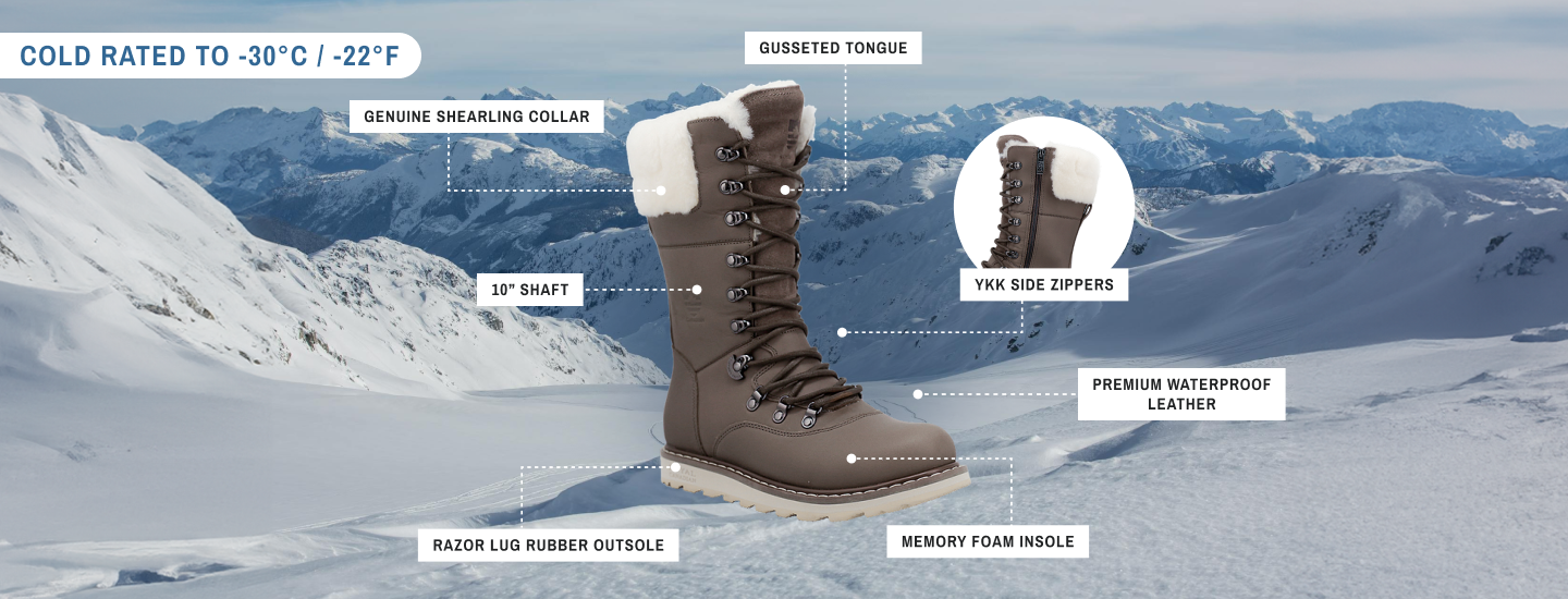 CASTLEGAR | Bota de Invierno Mujer Fossil 