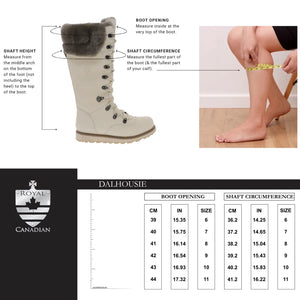 Dalhousie | Bota de Invierno Mujer Pale Ale Blanco