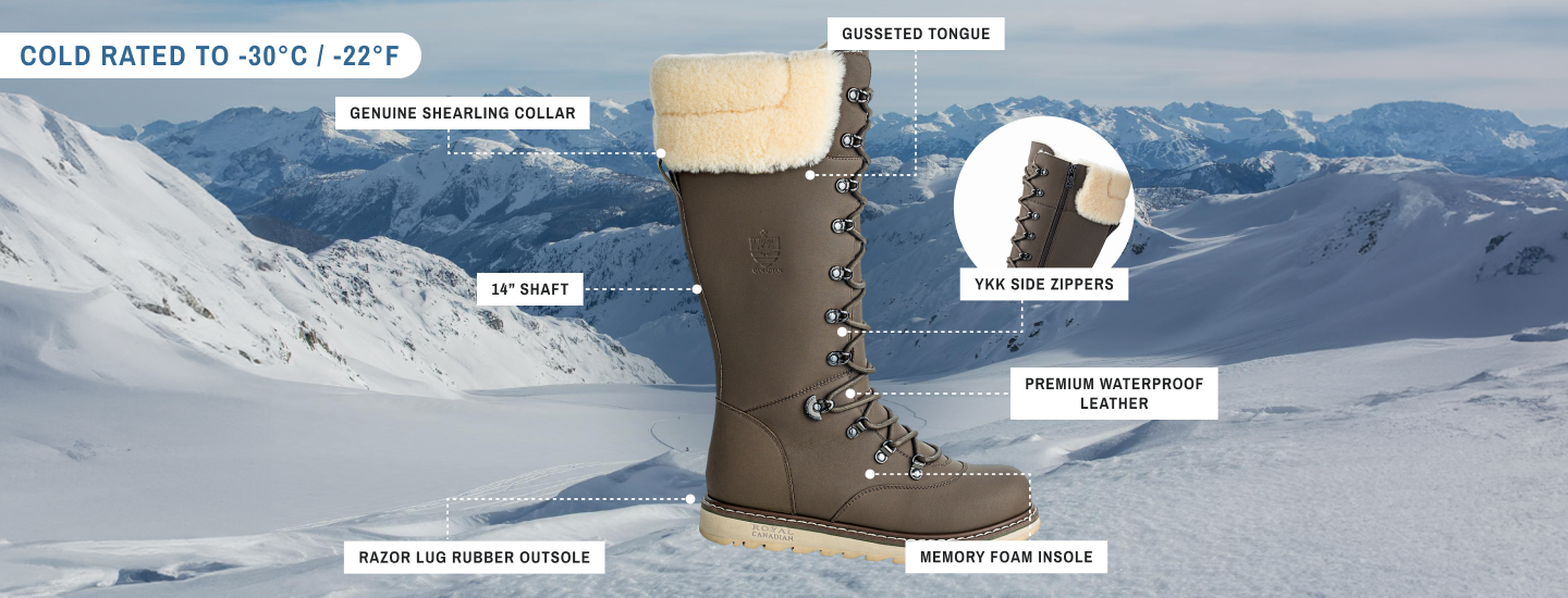 Dalhousie | Bota de Invierno Mujer Negro Lager