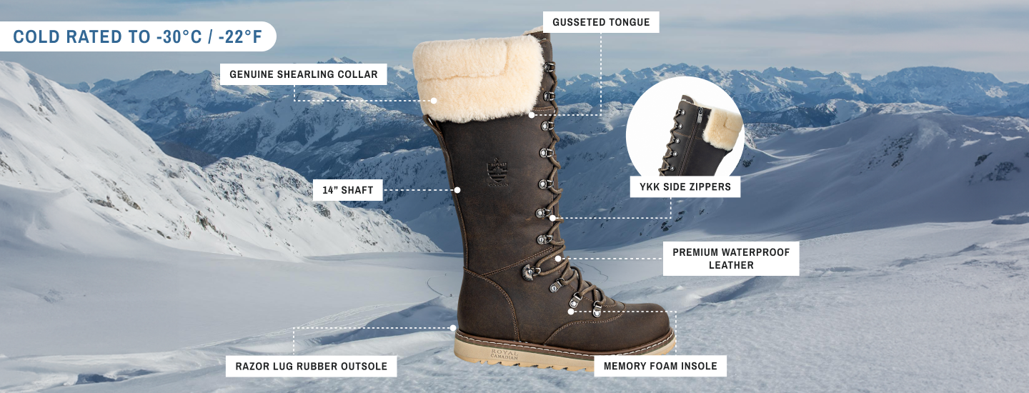 Dalhousie | Bota de Invierno Mujer Negro Lager