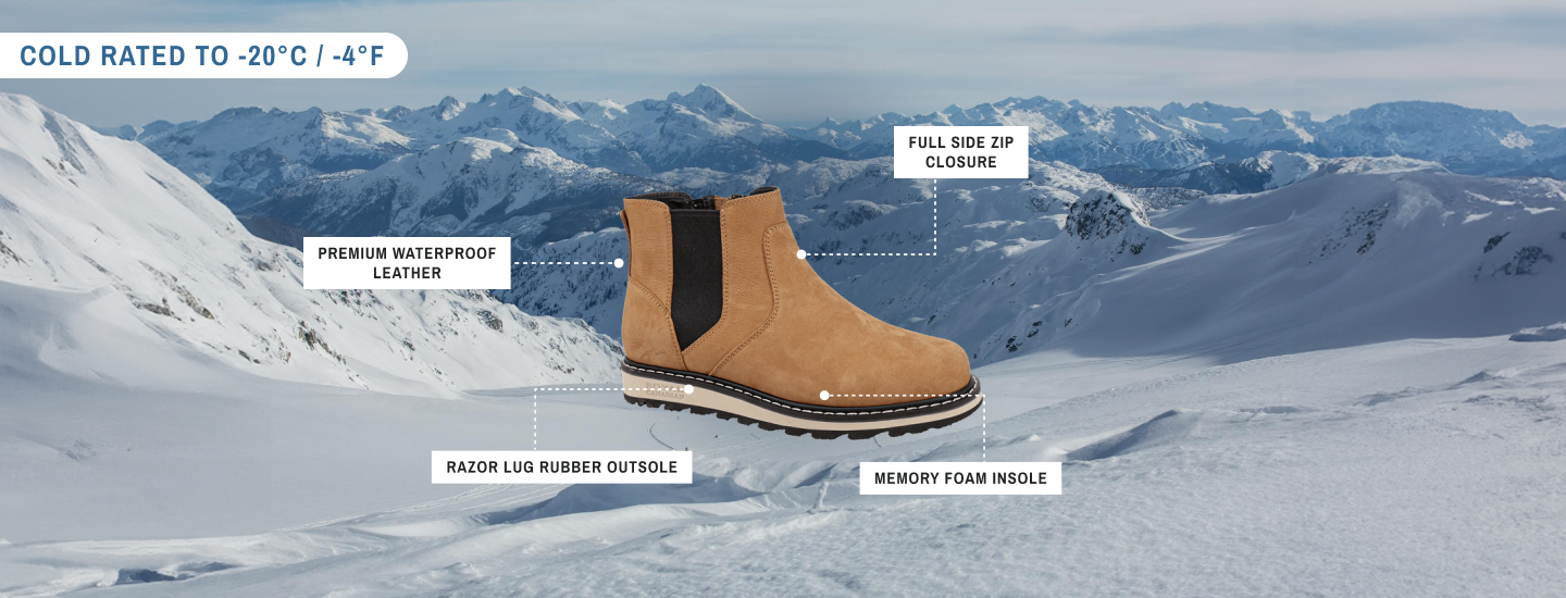 GASTOWN | Women's Winter Boot Chestnut