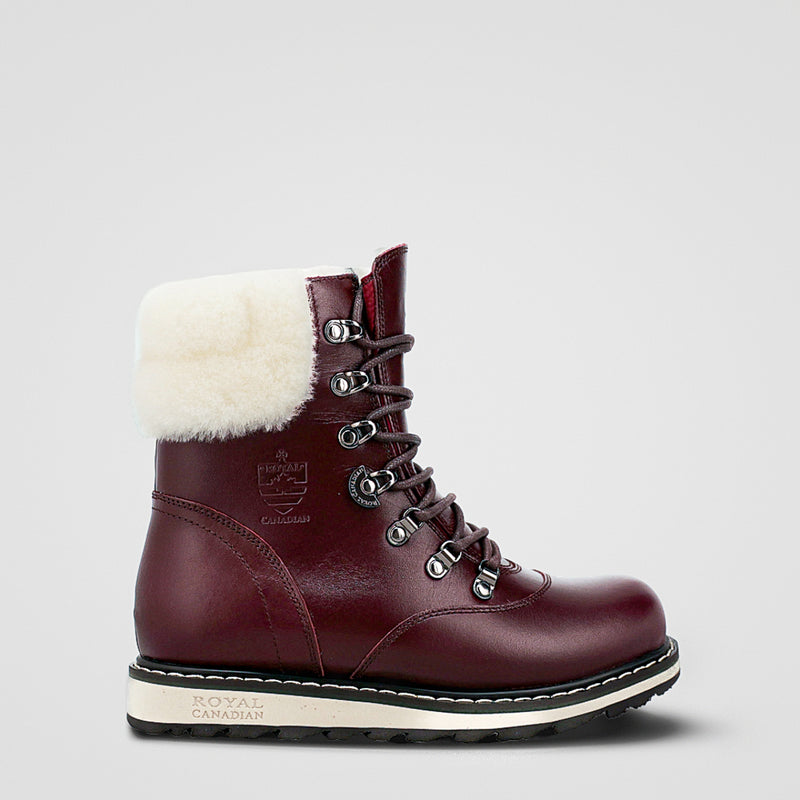 Cambridge Burgundy women's winter boot