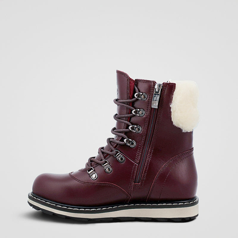 Cambridge Burgundy women's winter boot – image 5