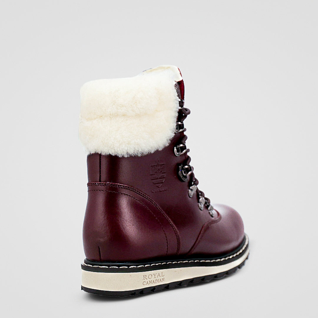 Cambridge Burgundy women's winter boot