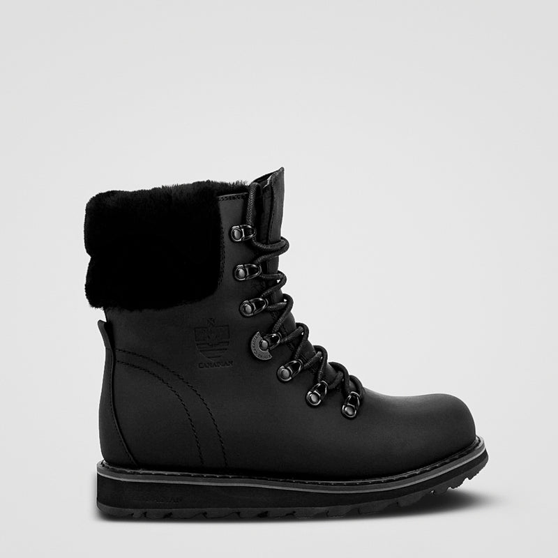 Cambridge All Black women's winter boot