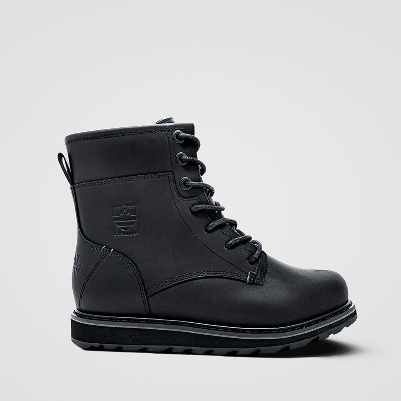 King All Black men's winter boot