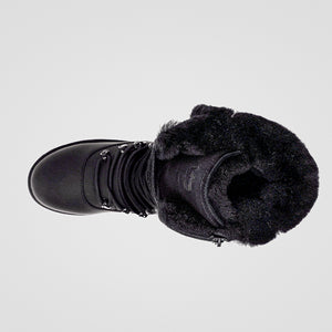 CASTLEGAR | Bota de invierno para mujer totalmente negra