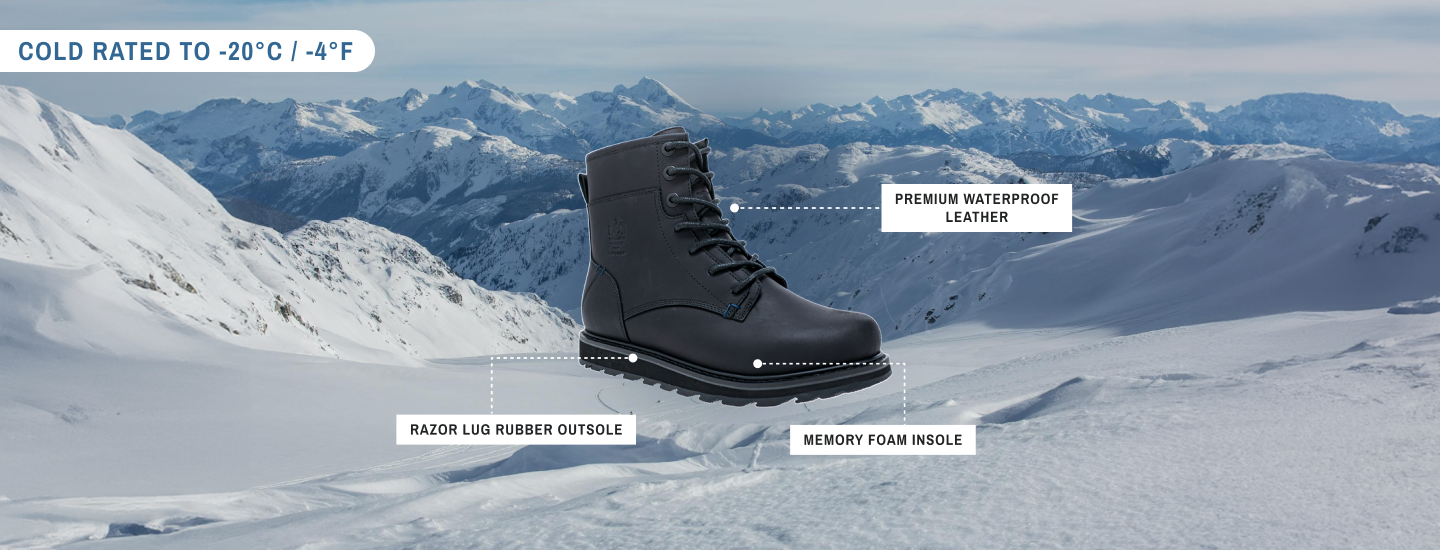 KING | Men's All-Season Boots All Black