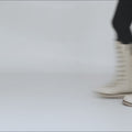 Castlegar Pale Ale White women's mid-calf winter boot – video