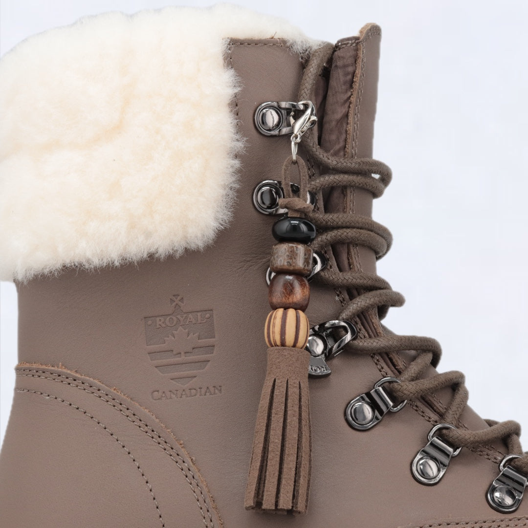 Royal Charm in Dark Brown Tassel boot charm