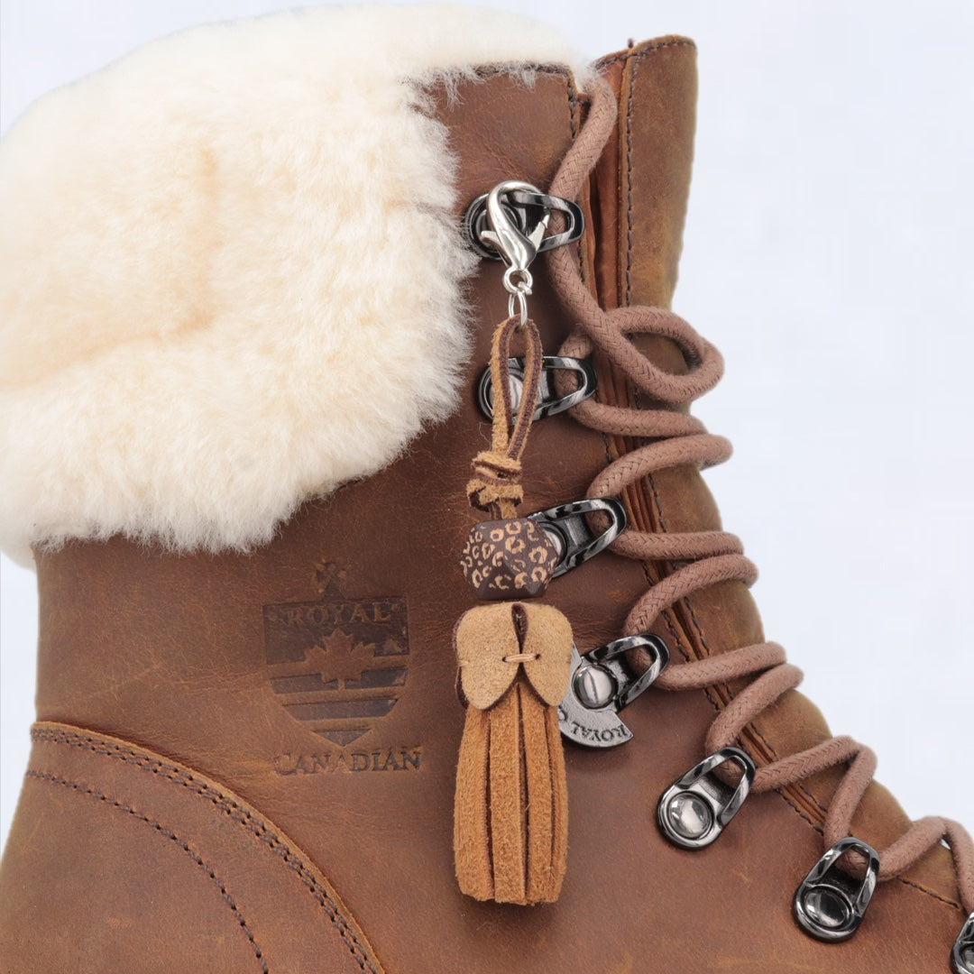 Royal Charm in Tan Tassel