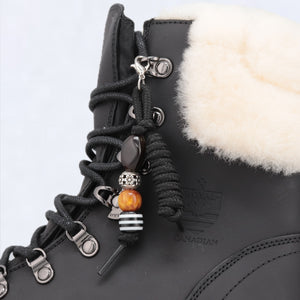 Royal Charm in Dark Brown Beads boot charm